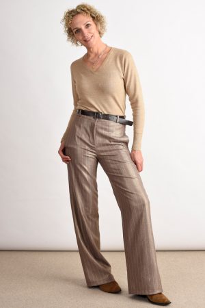 Bronze Trousers by Karen Dean, Personal Stylist at Wink To The Wardrobe Boutique