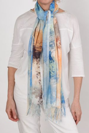 Summer print scarf.